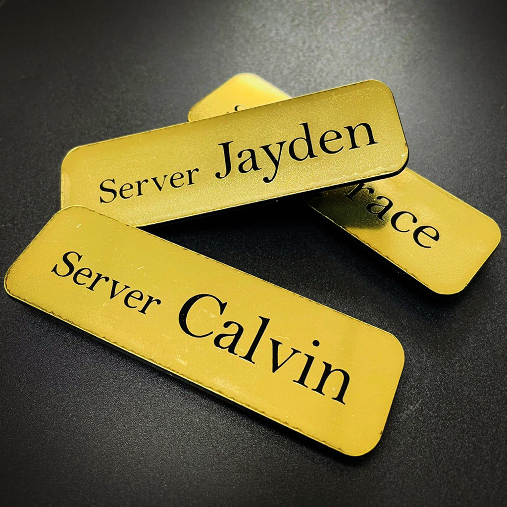 Name Plate (Engraved name badge)